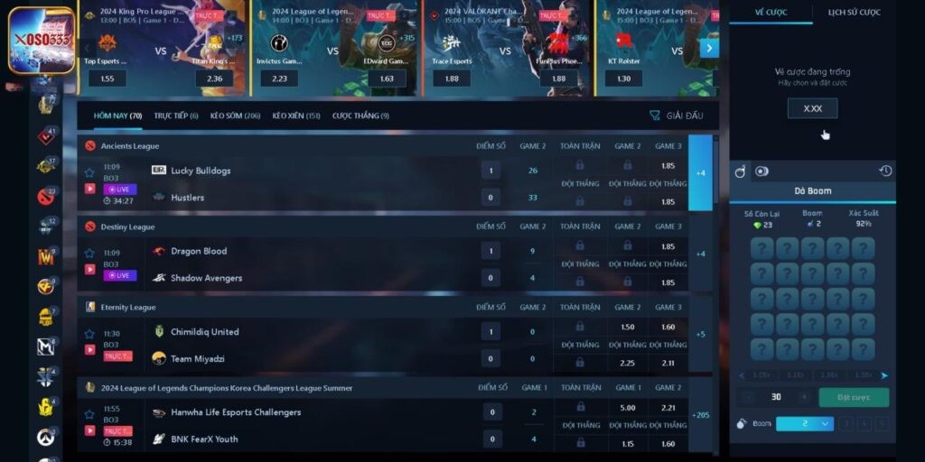 Tổng hợp 10 tựa game thể thao điện tử tại sảnh chơi