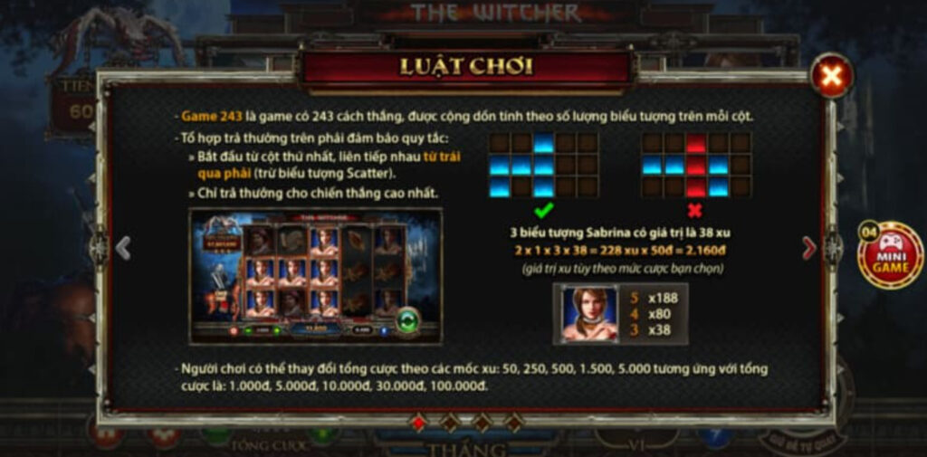 Ưu điểm vượt trội của các tựa game Nổ Hũ The Witcher 