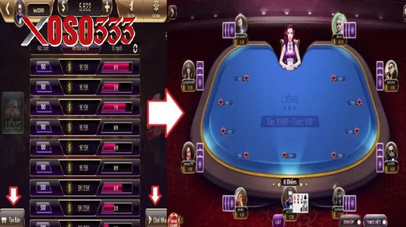 Cách tính tiền trong Liêng